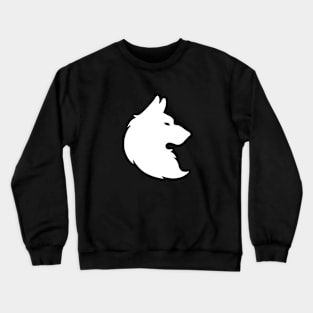 Wolf v1 White Crewneck Sweatshirt